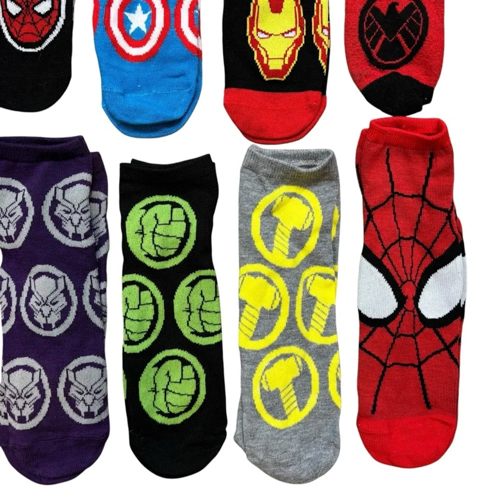 New without Tags‎ 14 Pairs Mens Avenger Graphic Socks One Size